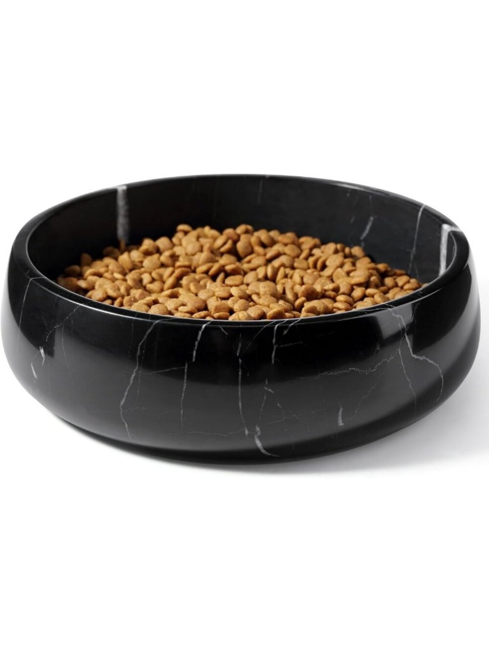 Stylish Non-Slip Marble Dog Bowl - Durable, Easy to Clean, 6.5 Cups Capacity
